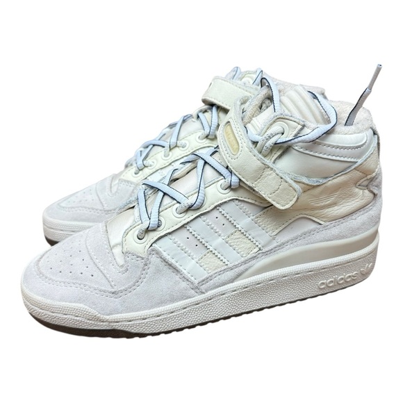 Adidas Unisex Size 7 Ivp Forum Mid x Ivy Park Cream White Sneaker GW2857 - Picture 1 of 9